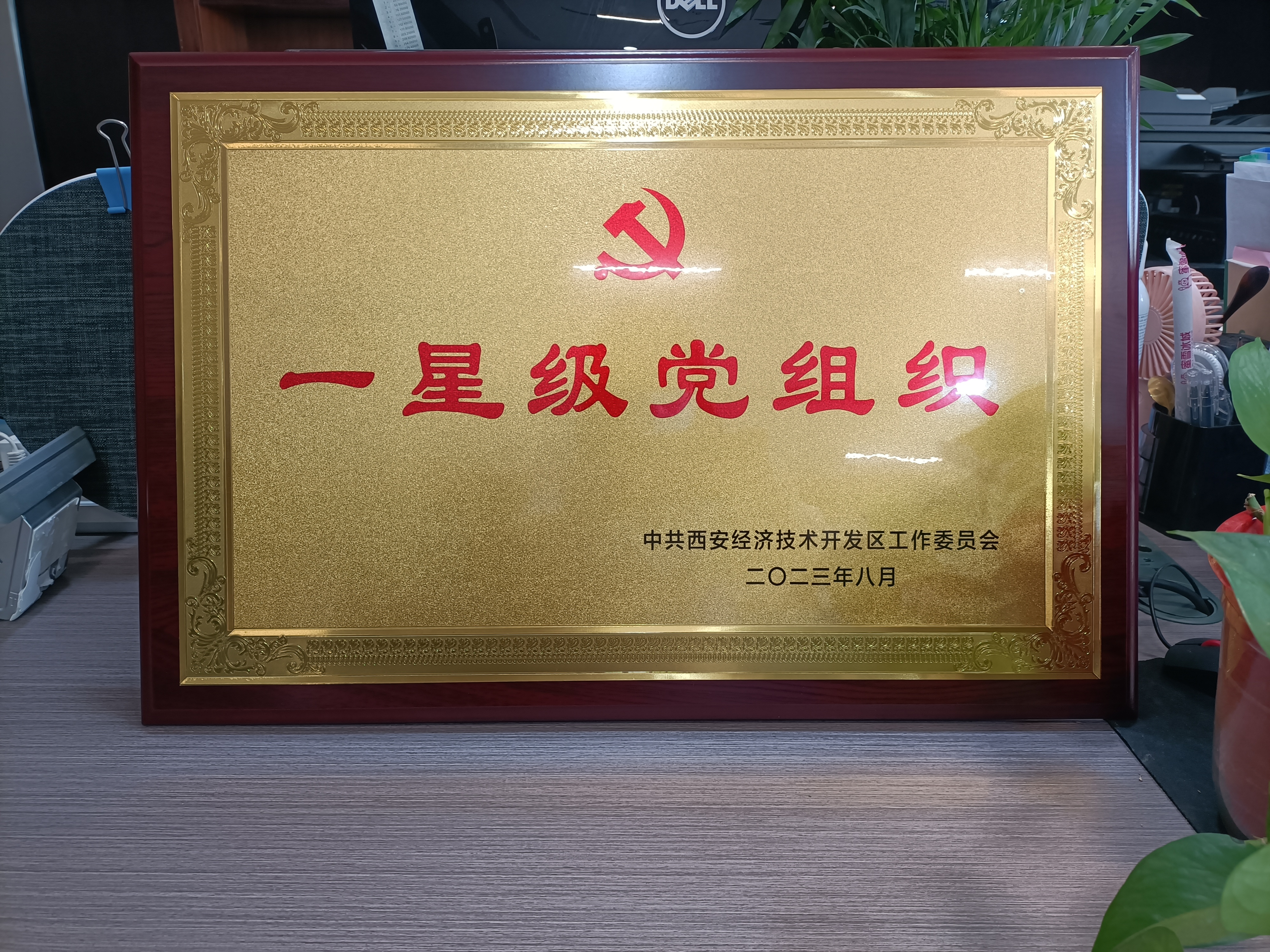 中轩项目管理党支部获评&ldquo;一星级党组织&rdquo;